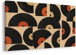Dovido Tablou discuri gramofon retro - 40x30