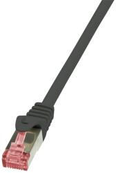 LogiLink PATCH CORD S / FTP LOGILINK Cat6, LSZH, cupru, 10 m, negru, AWG27, dublu ecranat CQ2093S (timbru verde 0.18 lei)