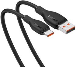 Baseus CABLU alimentare si date Baseus Pudding, Fast Charging Data Cable pt. smartphone, USB la USB Type-C 100W, 2m, negru P10355703111-01 (timbru verde 0.08 lei) - 6932172634100