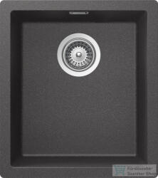 SCHOCK Kaia N-100S CRISTADUR® Stone 406x456 mm gránit kompozit konyhai mosogatótálca, palaszürke KAIN100SPURO (KAIN100SSTON)