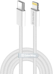 ColorWay Cablu incarcare Lightning pentru iPhone 27W ColorWay, 1m, gri