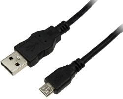 LogiLink CABLU alimentare si date LOGILINK, pt. smartphone, USB 2.0 (T) la Micro-USB 2.0 (T), 0.6m, negru, CU0057 (timbru verde 0.08 lei)