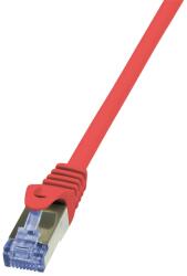 LogiLink PATCH CORD S / FTP LOGILINK Cat6a, LSZH, cupru, 0.25 m, rosu, AWG26, dublu ecranat CQ3014S (timbru verde 0.08 lei)