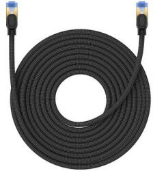 Baseus PATCH CORD UTP Baseus Cat7, fire din cupru, round cable, viteza maxima 10 Gbps, PVC, 15m, negru B0013320B111-08 (timbru verde 0.08 lei) - 6932172646554