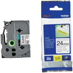 WB Banda Laminata WB Black on White, TZS251-WB, 24mm, compatibil cu Brother P-Touch D400|D450|D600VP|E300VP|E550WVP|H500|P700|P750W, 8m, incl. TV 0 RON, TZS251-WB