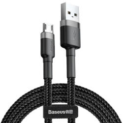 Baseus Cablu de date USB la Micro-USB Baseus, 2A, 3m, negru, CAMKLF-HG1