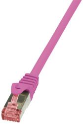 LogiLink PATCH CORD S / FTP LOGILINK Cat6, LSZH, cupru, 0.25 m, roz, AWG27, dublu ecranat CQ2019S (timbru verde 0.08 lei)