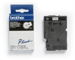 Brother Banda laminata Original Brother Black on Clear, TC101, pentru E105|E110|H100|H101|H105|H110|H111|P300|128|200|1000|1010|1090|1100|1120|1130|1160|1170|1180|1190|1200|1230|1280|1290|6100|7100|ST1150, 12