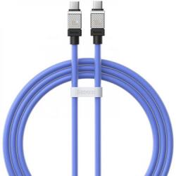 Baseus CABLU alimentare si date Baseus CoolPlay, Fast Charging Data Cable pt. smartphone, USB Type-C la USB Type-C 100W, 1m, albastru CAKW000203 (timbru verde 0.08 lei) - 6932172626662
