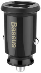Baseus Incarcator auto USB Baseus, 5V, 3.1A, negru, CCALL-ML01