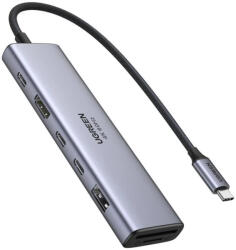 UGREEN Hub USB-C la 3x USB-C, 1x USB-A, 1x HDMI, SD / TF Card Ugreen, 45521