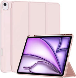 Techsuit Husa iPad Air 13 (2024) Techsuit Flex Trifold Pen, roz