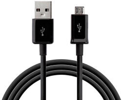  Cablu de date si incarcare pentru Samsung S2 / S3 / S4 / S5 / S6 / S6Edge / S7 / S7Edge / J3 / J5 / J6 / Alpha / J7 / J1 / J2, Microusb, 1.5m, Negru