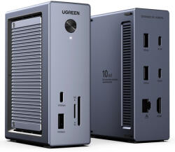 UGREEN Hub 10in1, Type-C, USB, M2 NVMe, RJ45, PD100W Ugreen, 55735