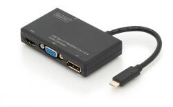 ASSMANN SPLITTER video DIGITUS USB Type-C 4in1 Multiport Video Converter DA-70848 (timbru verde 0.18 lei)