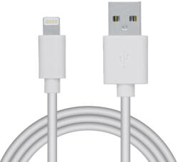 Spacer CABLU alimentare si date SPACER, pt. smartphone, USB 2.0 (T) la Lightning (T), pentru Iphone, PVC, Retail pack, 0.5m, White, SPDC-LIGHT-PVC-W-0.5 (timbru verde 0.08 lei)