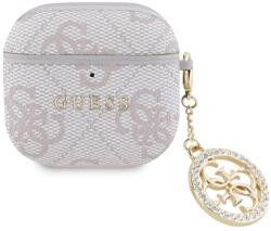 Guess - 4G Strass Charm Collection (GUA4P4E4CDP) - Apple AirPods 4 - Pink