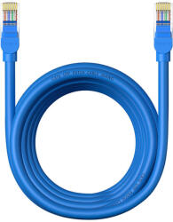 Baseus PATCH CORD UTP Baseus Cat6, fire din cupru, round cable, viteza maxima 1 Gbps, PVC, 5m, albastru B00133204311-04 (timbru verde 0.08 lei) - 6932172637118