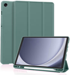Techsuit Husa Samsung Galaxy Tab A9 Techsuit Flex Trifold Pen, verde inchis