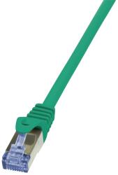 LogiLink PATCH CORD S / FTP LOGILINK Cat6a, LSZH, cupru, 10 m, verde, AWG26, dublu ecranat CQ3095S (timbru verde 0.18 lei)