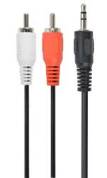 Gembird CABLU audio GEMBIRD stereo (3.5 mm jack la 2 x RCA), 1.5m CCA-458 (timbru verde 0.08 lei)