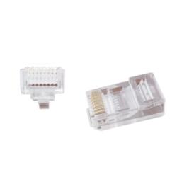 Gembird MUFA RJ-45 GEMBIRD pt. cablu UTP, Cat5e, RJ-45 (T) | RJ-45 (T) tip pass-through, plastic, 10 buc, LC-PTU-01 / 10