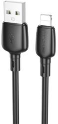 BOROFONE CABLU alimentare si date Borofone BX93, Fast Charging Data Cable pt. smartphone, USB la Iphone Lightning 2.4A, 1m, negru 6941991103131 (timbru verde 0.18 lei)