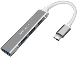 Techsuit Hub USB-C la 1x USB 3.0, 2 buc. USB 2.0, 1x Type-C Techsuit PolarisBridge H18