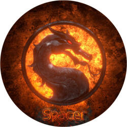 Spacer Covor pentru scaun gaming SPACER, protectie parchet, cauciuc si material textil, 1200 x 3mm, rotund, DRAGON 46501474 SPFP-DRAGON-120