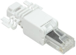 LogiLink MUFA Logilink RJ45 pt. cablu UTP, Cat. 6A, modulara, alb MP0028