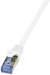 LogiLink PATCH CORD S / FTP LOGILINK Cat6a, LSZH, cupru, 2 m, alb, AWG26, dublu ecranat CQ3051S (timbru verde 0.08 lei)