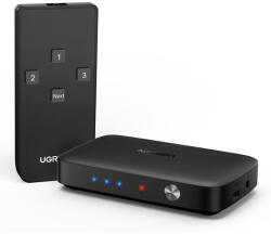 UGREEN Switch HDMI 3in 1out Ugreen, negru, 4K@60Hz, 80125