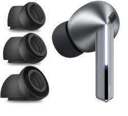 Techsuit Dopuri casti Samsung Galaxy Buds 3 Pro din silicon premium Techsuit ET3, negru (Pachet 3buc. )
