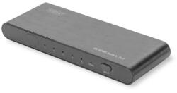 ASSMANN 4K HDMI 2.0 Switch 5x1 UHD 4K2K / 60Hz Full 3D High Speed HDMI aluminum housing black DS-45317 (timbru verde 0.8 lei)