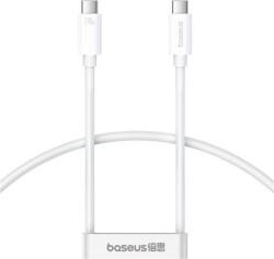 Baseus CABLU alimentare si date Baseus Superior 2, USB4 Fast Charging Data Cable pt. smartphone, USB Type-C la USB Type-C 240W, video 8K, 1.8m, alb P10365200211-05 (timbru verde 0.08 lei) - 6932172657468