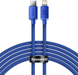 Baseus Cablu USB-C Lightning Baseus 20W, 2m, albastru, CAJY000303