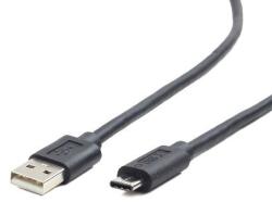 Gembird CABLU alimentare si date GEMBIRD, pt. smartphone, USB 2.0 (T) la USB 2.0 Type-C (T), 1m, negru, CCP-USB2-AMCM-1M (timbru verde 0.08 lei)