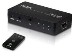 ATEN SWITCH video ATEN, switch 3 device la 1 Monitor, conector 1: HDMI (M) x 3; conector 2: HDMI (M), VS381-AT (timbru verde 0.8 lei)