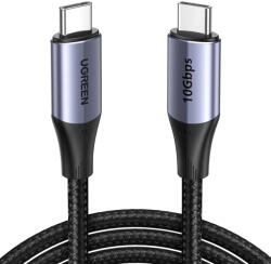 UGREEN Cablu incarcare tip C audio-video Ugreen, 100W, negru, 80150