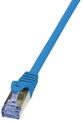 LogiLink PATCH CORD S / FTP LOGILINK Cat6a, LSZH, cupru, 10 m, albastru, AWG26, dublu ecranat CQ3096S (timbru verde 0.18 lei)