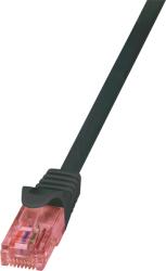 LogiLink PATCH CORD UTP LOGILINK Cat6, LSZH, cupru, 1 m, negru, AWG26, CQ2033U (timbru verde 0.08 lei)