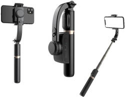 Techsuit Selfie stick cu trepied si telecomanda Techsuit Q08, 75cm