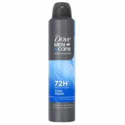 Dove men+care cool fresh deodorant spray 250ml 72h protection