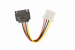 Gembird Cablu alimentare 15-pin SATA (T) la 4-pin Molex (M), 0.15m, Gembird CC-SATA-PS-M (timbru verde 0.08 lei)