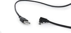 Gembird CABLU alimentare si date GEMBIRD, pt. smartphone, USB 2.0 (T) la Micro-USB 2.0 (T) double-sided, 1.8m, 90 GRADE, negru, CC-USB2-AMmDM90-6 (timbru verde 0.08 lei)