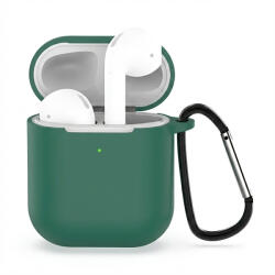 Techsuit Husa AirPods 1 Techsuit Silicone Case, verde inchis