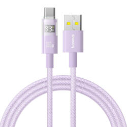 Baseus Cablu date USB-C Fast Charging, mov Baseus, P10382701511-00