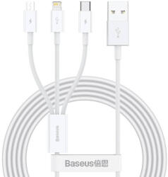 Baseus Cablu tip C, iPhone, Micro-USB, 20W Baseus, 1.2m, CAMLTYS-02