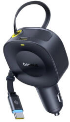 Baseus Incarcator auto + cablu, 2x Type-C 30W Baseus, C0206400