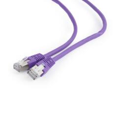 Gembird PATCH CORD FTP GEMBIRD Cat6, cupru-aluminiu, 0.25 m, violet, AWG26, ecranat PP6-0.25M / V (timbru verde 0.08 lei)